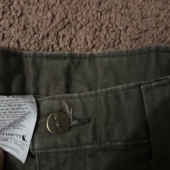 Carhartts dark green jeans 38x32 - Picture 4 of 4
